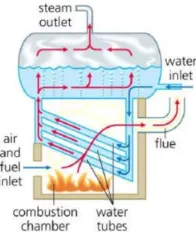 Gambar 2.2 Water Tube Boiler[3]