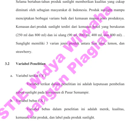 tabel berikut :