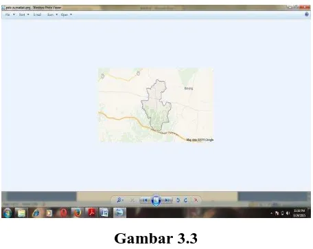 Gambar 3.3 Peta Kecamatan Purwadadi 