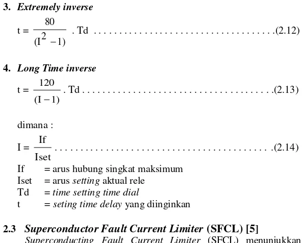 Gambar 2.9 menunjukkan grafik dari pemotongan arus pada SFCL. 