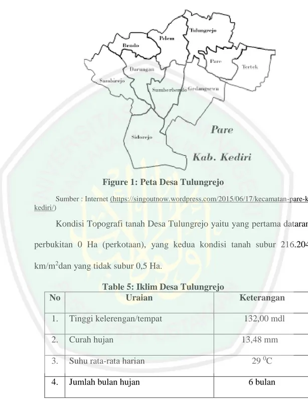 Figure 1: Peta Desa Tulungrejo 