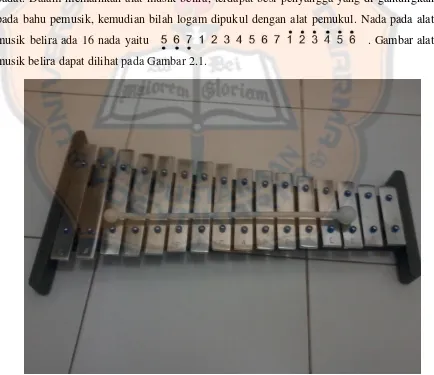 Gambar 2.1 Alat musik Belira 