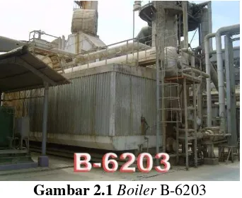 Gambar 2.1 Boiler B-6203 