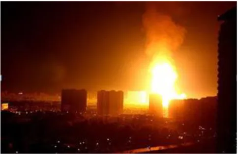 Gambar 1.3 Kebakaran pada pipeline yang terjadi di Moskow 