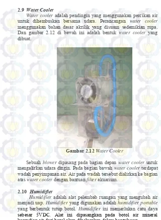 Gambar 2.12 Water Cooler 