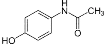 Gambar 2.3.5.1 Struktur Kimia Parasetamol 