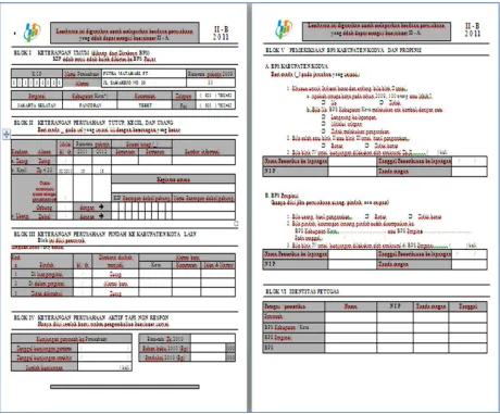 Gambar 6. Daftar Isian II-B 
