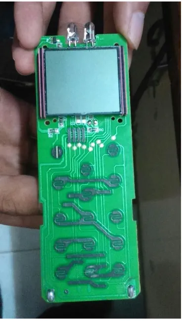 Gambar 2.6 Circuit board pada remote control pendingin ruangan 