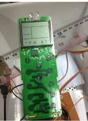 Gambar 3.5 Modifikasi circuit board remote control pendingin ruangan 