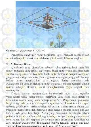 Gambar 2.4 Quadcopter STARMAC 