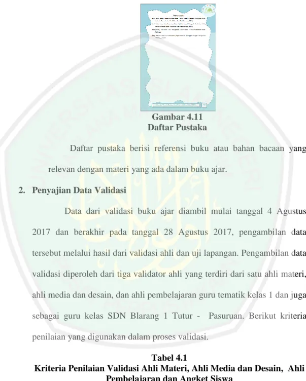 Gambar 4.11  Daftar Pustaka 