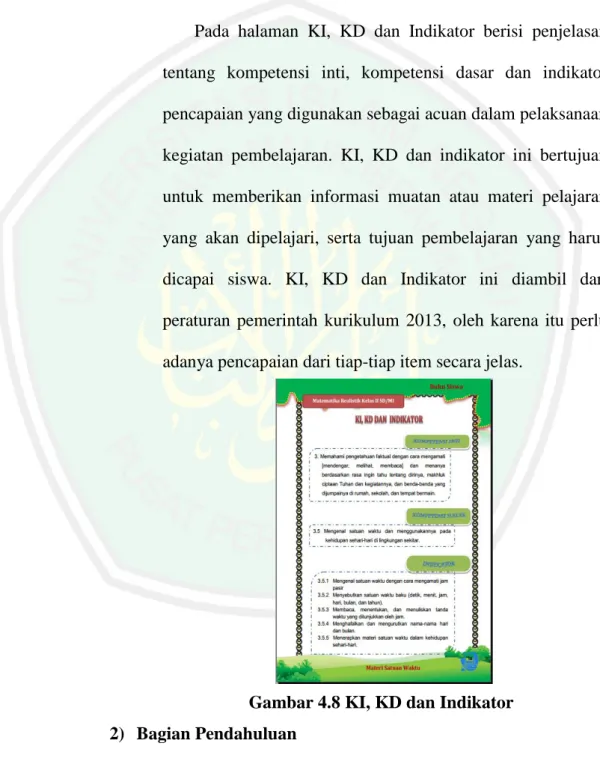 Gambar 4.8 KI, KD dan Indikator 