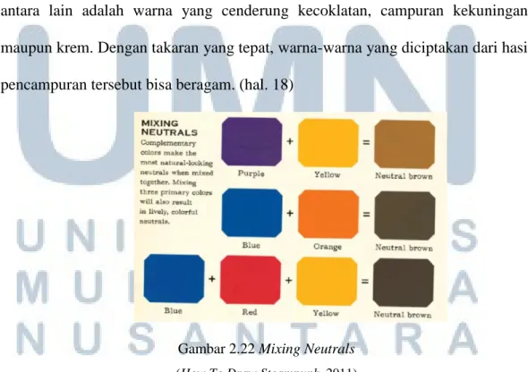 Gambar 2.22 Mixing Neutrals  (How To Draw Steampunk, 2011) 