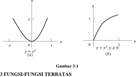 Gambar 3-1  3.3 FUNGSI-FUNGSI TERBATAS 