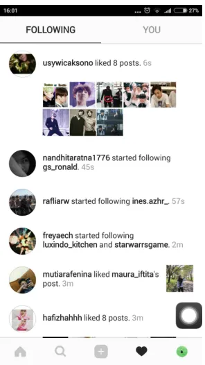 Gambar 3.2: Halaman following