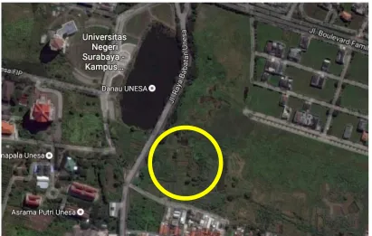 Gambar 1.  Peta lokasi http://maps.google.com