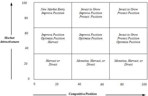 Gambar 1 Portfolio Strategies and Strategic Market Plans (Best, 2009) 