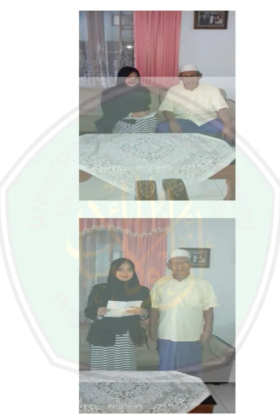 Gambar 4. Wawancara dengan Bapak Ansor (ketua umum MUI Kabupaten  Ponorogo 