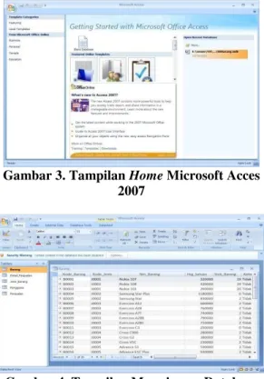 Gambar 4. Tampilan Manajemen Database 