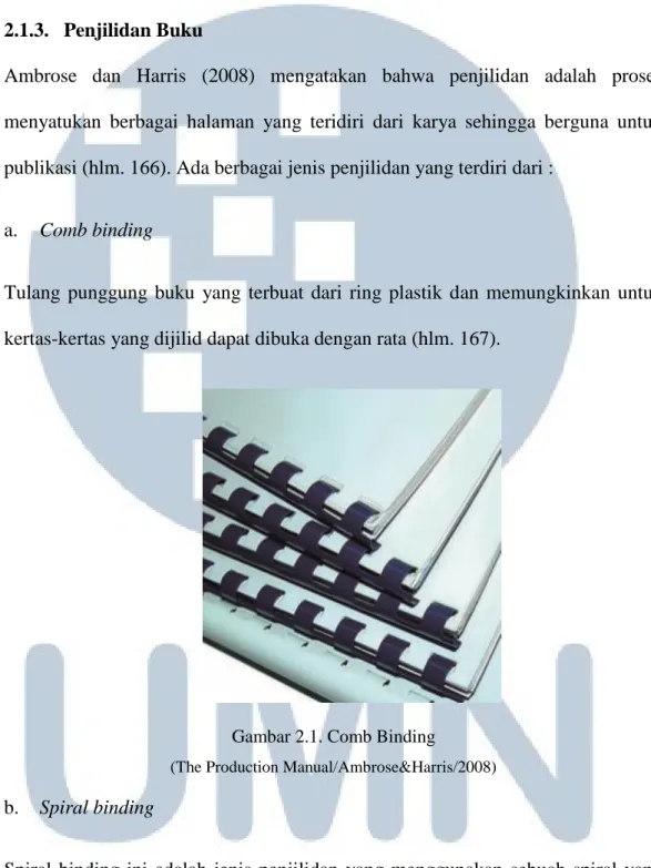 Gambar 2.1. Comb Binding 