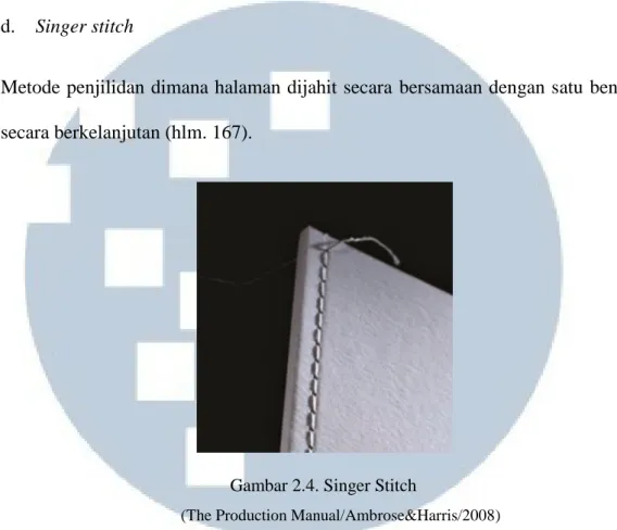 Gambar 2.4. Singer Stitch 