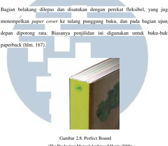 Gambar 2.8. Perfect Bound 