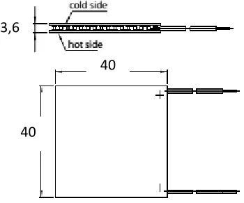 Gambar 3.2 Thermoelectric Cooler 