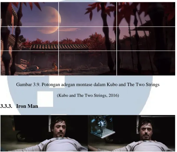 Gambar 3.9. Potongan adegan montase dalam Kubo and The Two Strings  (Kubo and The Two Strings, 2016)