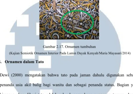 Gambar 2.17. Ornamen tumbuhan 