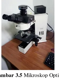Gambar 3.5  Mikroskop Optik 
