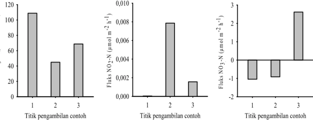 Tabel 2. Laju aktivitas bakteri maksimum (V max ) dan Konsentrasi (K m ) pada sedimen mangrove Pulau Dua  Strata 