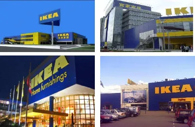 Gambar 2.10 : Toko IKEA di beberapa negara dunia 