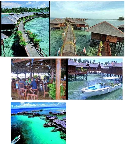 Gambar 2.2 Sipadan water village (sumber: www.google.com) 