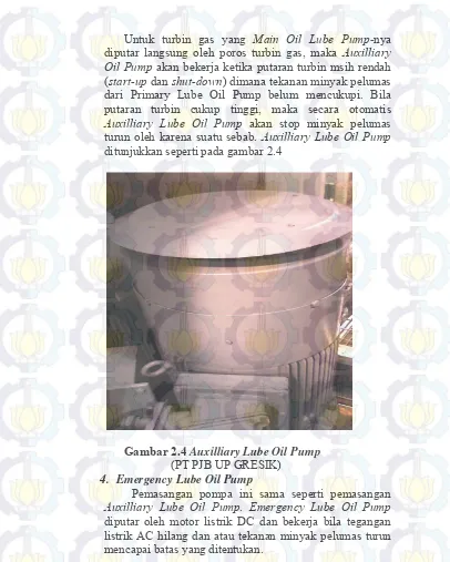Gambar 2.4 Auxilliary Lube Oil Pump 