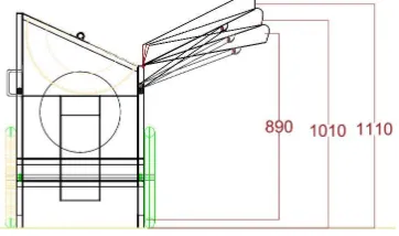 Fig. 8 The Dimension of the Thresher 