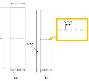 Gambar 3.4 Pemasangan pressure tap pada Airfoil NACA 2412  tanpa slat (a) dan dengan slat (b) 