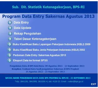 Gambar 6. Menu Entry Data 