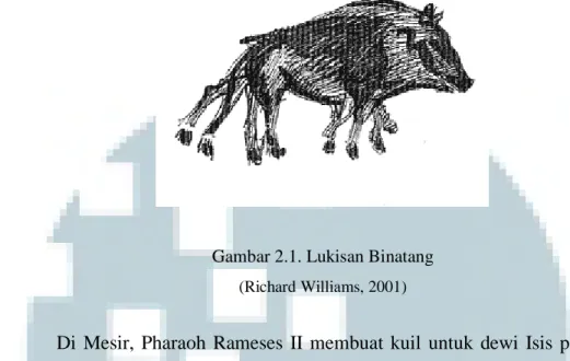 Gambar 2.1. Lukisan Binatang   (Richard Williams, 2001) 