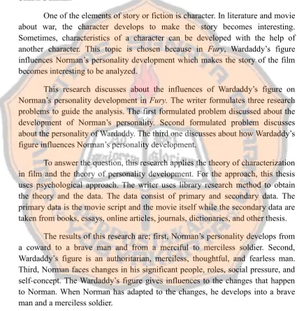 figure influences Norman’s personality development. 