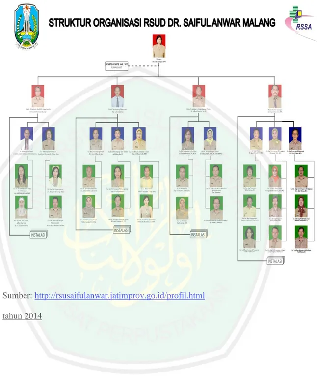 Gambar 4.1 Struktur Organisasi RSUD