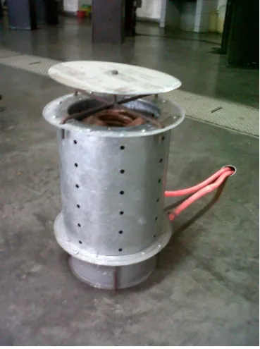 Gambar 3.23 Water heater Model 3 dengan tutup bagian atas 