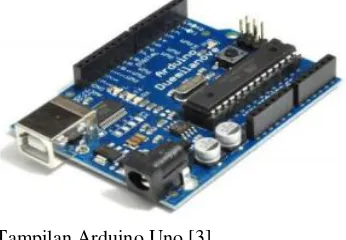 Gambar 2.4 Tampilan Arduino Uno [3] 