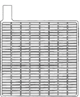 Gambar 2. 14 Desain Grid Baterai Konvensional [6] 