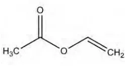 Gambar 2.11 Senyawa monomer vinil asetat 