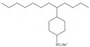 Gambar 2.14 Struktur molekul surfaktan 