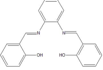 Gambar 2.1  Struktur N,N’-bis(salisilidina)-1,2-fenilendiamina 