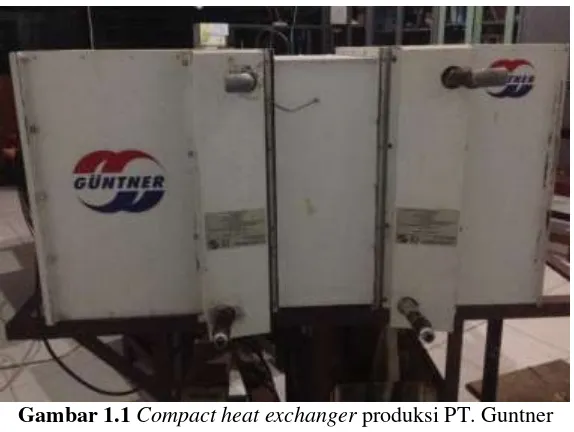 Gambar 1.1 Compact heat exchanger produksi PT. Guntner 