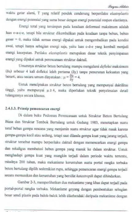 Gambar 2-3, memperlihatkan dua mekanisme yang khas dapat terjadi padu 