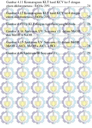 Gambar 4.11 Kromatogram KLT hasil KCV ke-5 dengan 