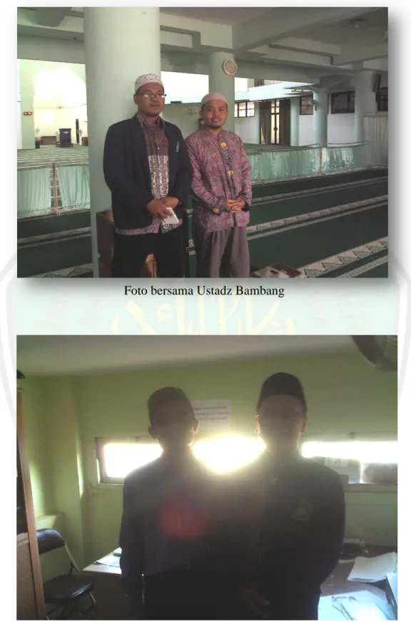 Foto bersama Ustadz Bambang 